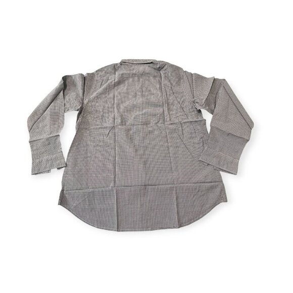 A set of 2 Uniqlo  Cotton Shirts,  Size XL, Blue dots, Black/white Gingham Check - Picture 7 of 16